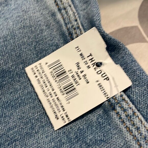 Rag & Bone Fit 2 Slim-Fit Straight Leg Jeans Blue Medium Wash Denim 27 - Picture 11 of 11